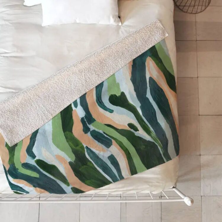 Fleece Throw Blanket (50"x60") - Wintergreen