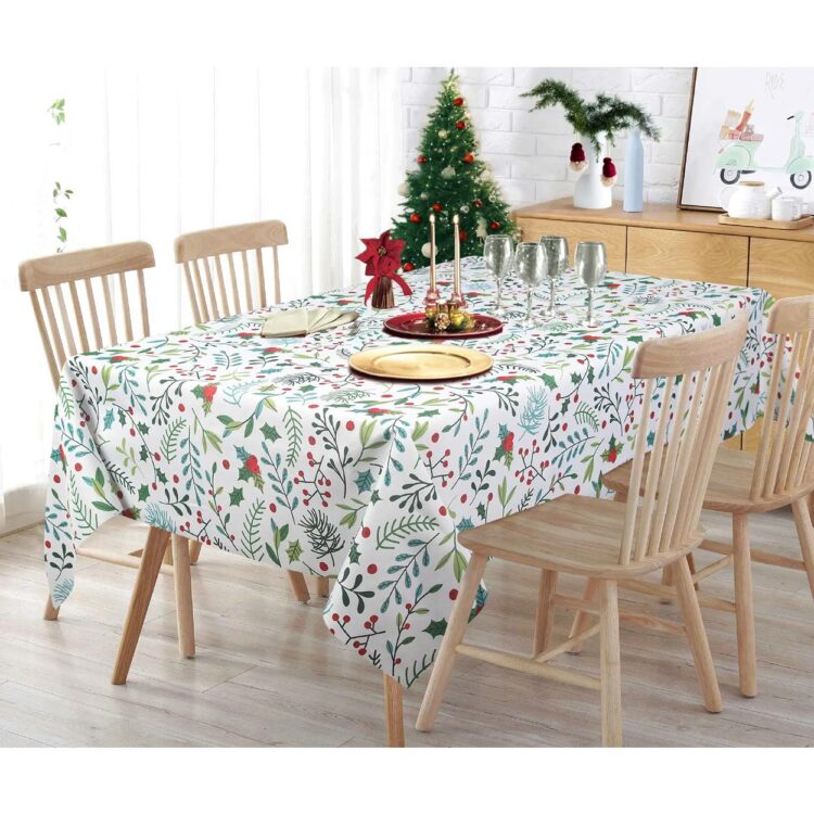 Tablecloth: Festivity (94" x 58") - Stain Resistant